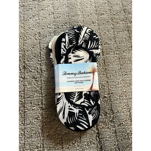 Tommy Bahama Ladies Low Cut Liner Socks 4 Pair - Picture 1 of 5
